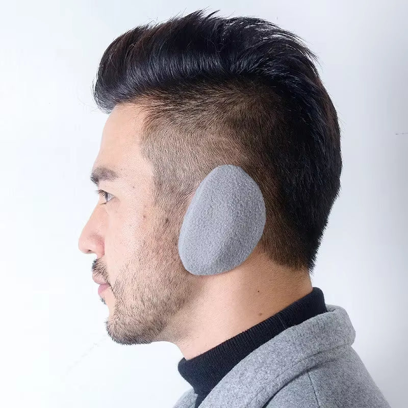 Stay Warm in Style: Unisex Bandless Fleece Ear Warmers for Kids and Adults - Soft, Windproof, and Comfortable Earmuffs