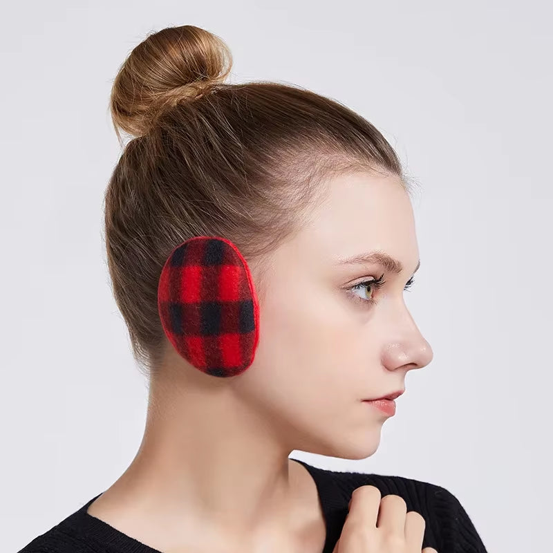 Stay Warm in Style: Unisex Bandless Fleece Ear Warmers for Kids and Adults - Soft, Windproof, and Comfortable Earmuffs